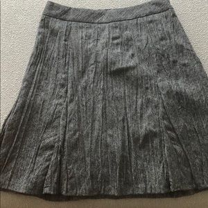 Burberry Grey Midi Skirt Size 38